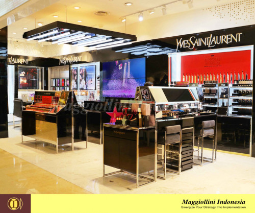 Counter YSL Yess Saint Laurent Grand Indonesia